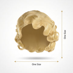 Blonde 1920s Finger Wave Wig - Timeless Flapper Style for Halloween