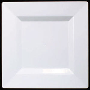 10.75 In. Premium White Square Plates | 10 Count