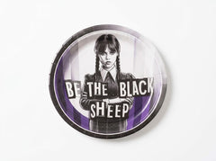 Wednesday Addams "Be The Black Sheep" 7-Inch Round Dessert Plates, 8-Pack