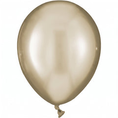 Luxaire Satin Gold 5" Premium Latex Balloons - Pack of 50