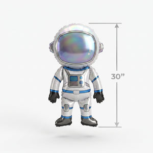 Iridescent Astronaut Metallic Balloon