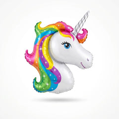 Rainbow Unicorn Foil Super Shape Balloon - 33"