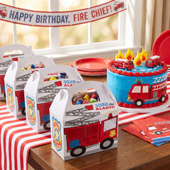 First Responders Fire Truck Treat Boxes - 8 Pack