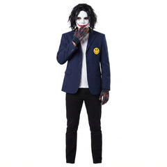 Men's Creepy Painter Costume with Jacket, Gloves, and Mask - Halloween Special