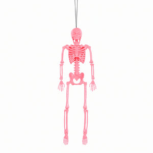 16-Inch Pink Skeleton Halloween Decoration