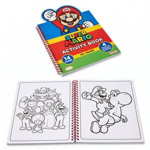 Super Mario Activity Book with Stickers, Puzzles & Mazes - 14 Pages