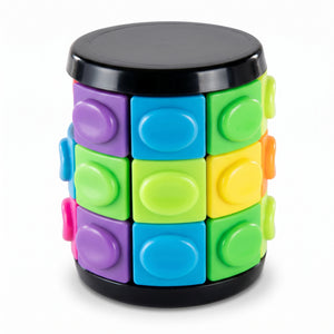 Colorful Mini Cylinder Puzzle Game