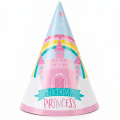 Princess Castle Cone Birthday Hat