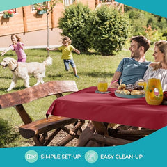 40 In. x 100 Ft. Burgundy Table Roll | Case of 6