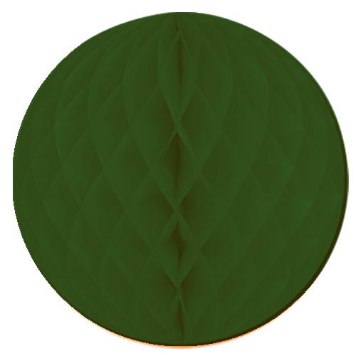 14" Dark Green Honeycomb Ball