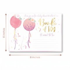 "It's a Girl" Deluxe Baby Shower Invitation