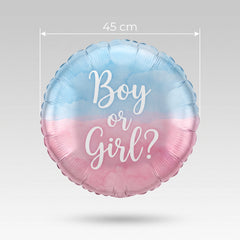 The Big Reveal Gender Reveal Foil Balloon