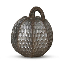 Metallic Pumpkin Halloween Tabletop Decoration