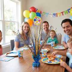Baby Shark Metallic Tinsel Spray Centerpiece for Kids' Birthday Parties