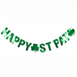 St. Patrick's Day "Happy St. Pat's" Letter Banner