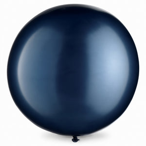 Elegant 24" True Navy Latex Balloon