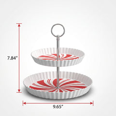 Festive Cocoa Bar Tiered Serving Stand