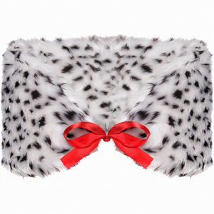 Disney 101 Dalmatians Cruella De Vil Faux Fur Shrug - Halloween Costume Accessory