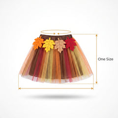 Festive Thanksgiving Tutu Skirt for Adults