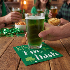 St. Patrick's Day Irish Blessings Beverage Napkins - 5 In. X 5 In.