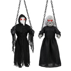 Creepy Animated Hanging Doll Figure - 53 Inches
