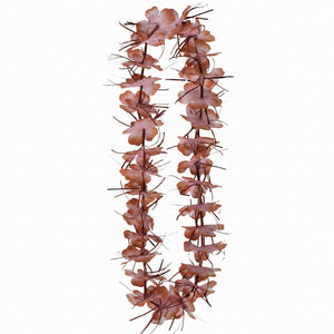 Vibrant Tinsel Flower Lei Set - 6 Pack for Tropical Celebrations