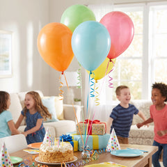Sherbert Mix Latex Balloons, 11-Inch, 15-Pack