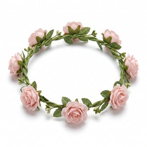 Mint to Be Floral Head Wreath for Weddings
