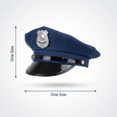 Deluxe Police Officer Hat for Kids' Birthdays