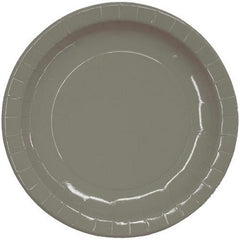 7 In. Silver Paper Plates | 8 Count