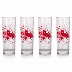 Spooky Blood Splatter Shooter Glass Set for Halloween