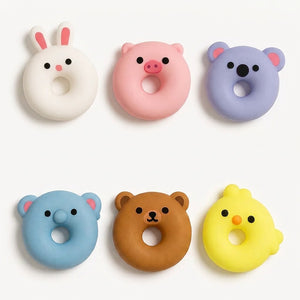 Squeesh Yum Jiggly Donuts Toy - 6 Pack