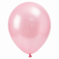 Elegant Pearl Pink Latex Balloons - 12" (15-Pack)
