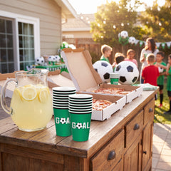 Soccer "Goal" Paper Cups, 12oz, 20 Pack