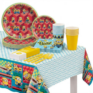 51 Pcs Minions Base Birthday Party Kit - For 8 Guests