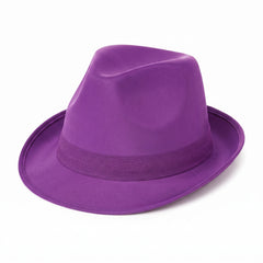 Purple Team Spirit Fedora Hat