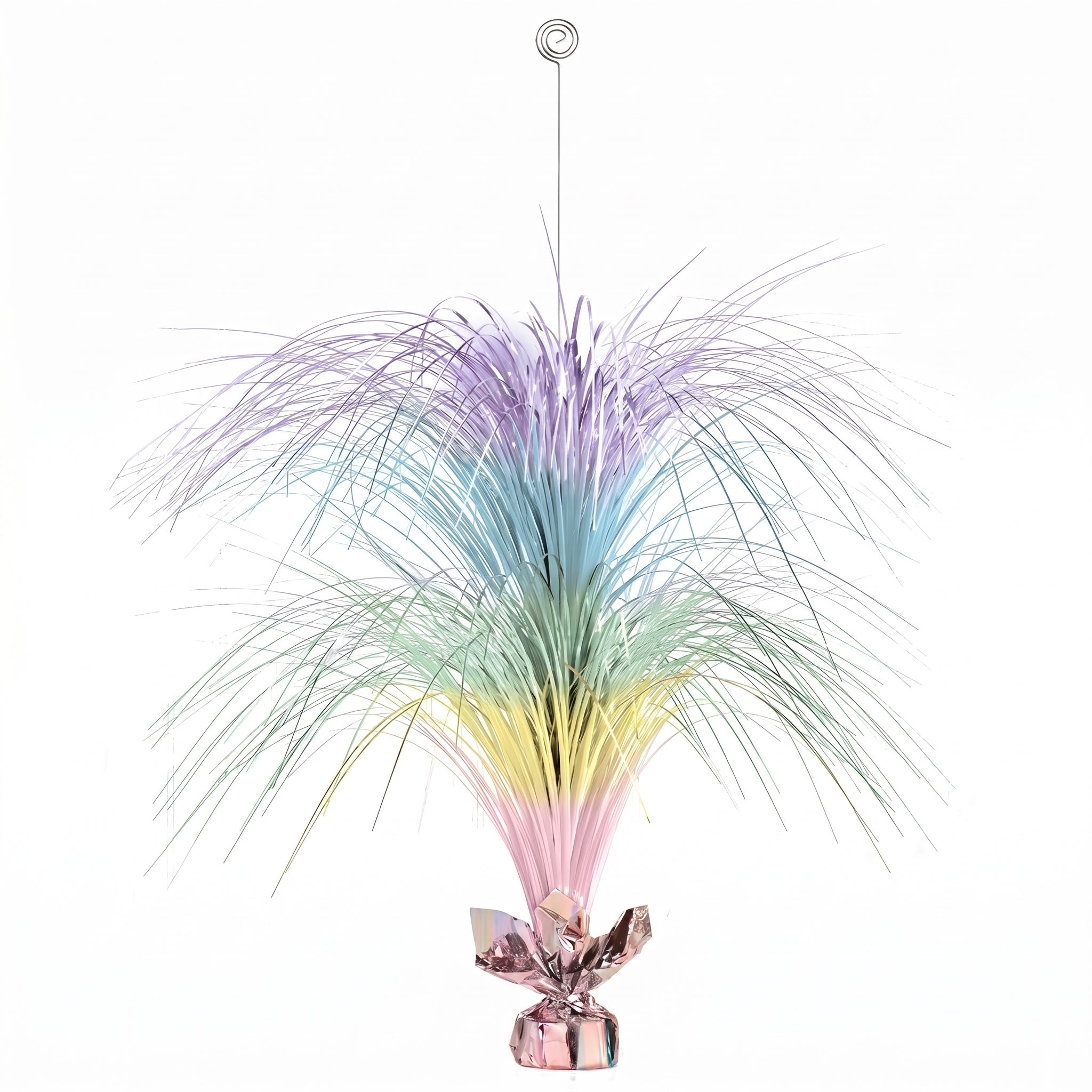 Giant Pastel and Gold Foil Spray Centerpiece