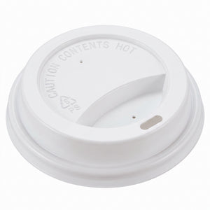 Big Party Pack Coffee Cup Lids for 12 oz Cups, White, 40-Pack