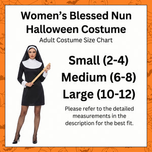 Blessed Nun Halloween Costume - Adult S (2-4)