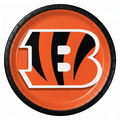 Cincinnati Bengals 9" Round Paper Plates