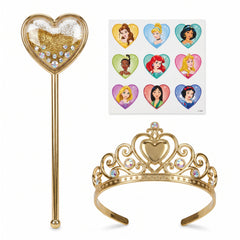 Disney Princess Gold Tiara and Wand Accessory Set
