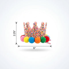 Multi-Colour Sprinkle Tiara Hair Clip for Birthdays