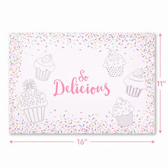 Colourful Sprinkles Colouring Placemats - 24 Pack