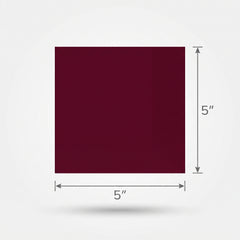 Berry Solid Color Beverage Napkins - 5 In. X 5 In.
