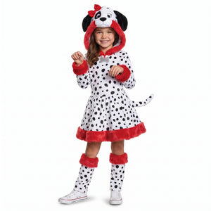 Spotted Dalmatian Girl's Halloween Costume