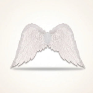 Guardian Angel Marabou Feather Wings Costume Accessory