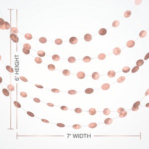 Rose Gold Metallic String Decorations