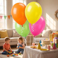 Neon Assorted Latex Balloons - 11-Inch, 15 Pack