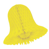 11 In. Yellow Honeycomb Tissue Bell