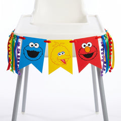Sesame Street High Chair Birthday Decoration Kit